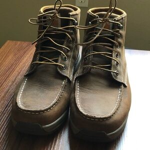 LIGHTWEIGHT WEDGE MOC TOE CHUKKA in DK BROWN OIL TANNED